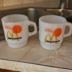 Vintage McDonald’s mugs by Anchor Hocking